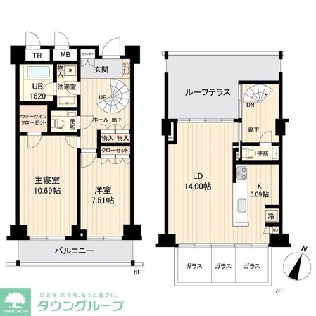 エスティメゾン白金台の物件間取画像